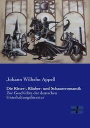 Cover von Die Ritter-, Räuber- und Schauerromantik