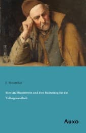 Cover von Bier und Branntwein und ihre Bedeutung für die Volksgesundheit