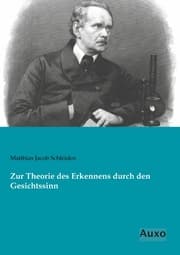 Cover von Zur Theorie des Erkennens durch den Gesichtssinn