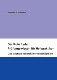 Cover von Der Rote Faden: Prüfungswissen für Heilpraktiker