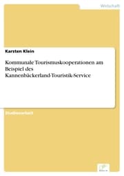 Cover von Kommunale Tourismuskooperationen am Beispiel des Kannenbäckerland-Touristik-Service