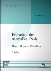 Cover von Erbrecht in der notariellen Praxis