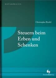 Cover von Steuern beim Erben und Schenken