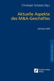 Cover von Aktuelle Aspekte des M&A-Geschäftes