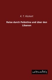 Cover von Reise durch Palästina und über den Libanon