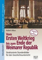 Cover von Vom Ersten Weltkrieg bis zum Ende der Weimarer Republik