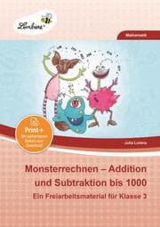 Cover von Monsterrechnen - Addition und Subtraktion bis 1000