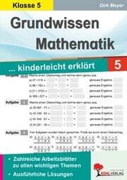 Cover von Grundwissen Mathematik / Klasse 5