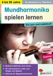 Cover von Mundharmonika spielen lernen - Ein Lern und Liederbuch von 6 bis 99
