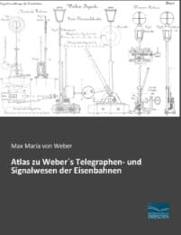 Cover von Atlas zu Weber's Telegraphen- und Signalwesen der Eisenbahnen