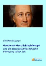 Cover von Goethe als Geschichtsphilosoph