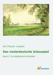 Cover von Das niederdeutsche Schauspiel