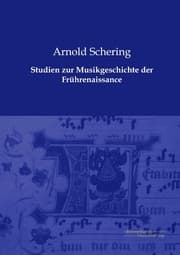 Cover von Studien zur Musikgeschichte der Frührenaissance