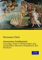 Cover von Anonymus londinensis