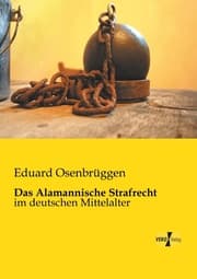 Cover von Das Alamannische Strafrecht