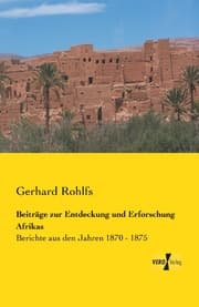 Cover von Beiträge zur Entdeckung und Erforschung Afrikas