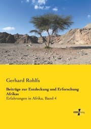 Cover von Beiträge zur Entdeckung und Erforschung Afrikas