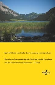 Cover von Flora der gefürsteten Grafschaft Tirol des Landes Vorarlberg