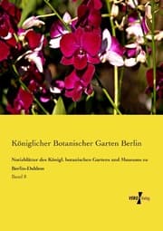 Cover von Notizblätter des Königl.botanischen Gartens und Museums zu Berlin-Dahlem
