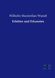 Cover von Erlebtes und Erkanntes