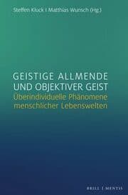 Cover von Geistige Allmende und objektiver Geist