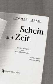 Cover von Schein und Zeit