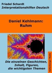 Cover von Ruhm - Lektürehilfe und Interpretationshilfe. Interpretationen und Vorbereitungen für den Deutschunterricht.