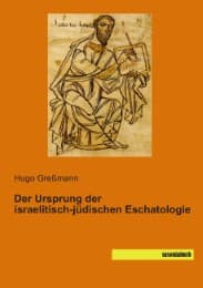 Cover von Der Ursprung der israelitisch-jüdischen Eschatologie