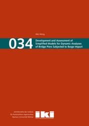 Cover von Development and Assessment of Simplified Models for Dynamic Analyses of Bridge Piers Subjected to Barge Impact