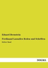 Cover von Ferdinand Lassalles Reden und Schriften