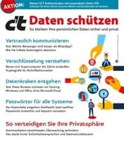 Cover von c't Daten schützen