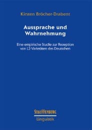 Cover von Aussprache und Wahrnehmung