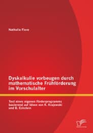 Cover von Dyskalkulie vorbeugen durch mathematische Frühförderung im Vorschulalter