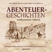 Cover von Abenteuergeschichten weltberühmter Autoren