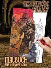 Cover von Historische Fantasy - Malbuch zur Andvari-Saga