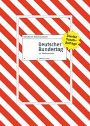 Cover von Zweite Vorabauflage Kürschners Volkshandbuch Deutscher Bundestag