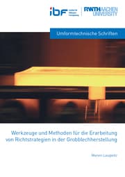 Cover von Werkzeuge und Methoden für die Erarbeitung von Richtstrategien in der Grobblechherstellung
