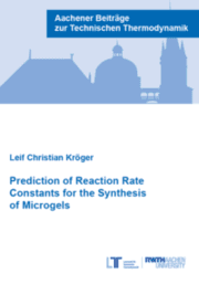 Cover von Prediction of Reaction Rate Constants for the Synthesis of Microgels