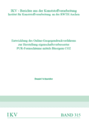 Cover von Entwicklung des Online-Gasgegendruckverfahrens zur Herstellung eigenschaftsverbesserter PUR-Formschäume mittels flüssigem CO2