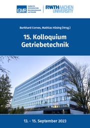 Cover von 15. Kolloquium Getriebetechnik