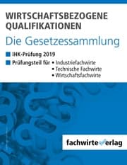 Cover von Wirtschaftsbezogene Qualifikationen - Die Gesetzessammlung