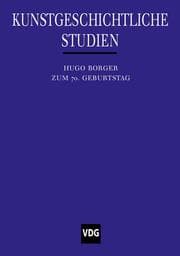 Cover von Kunstgeschichtliche Studien