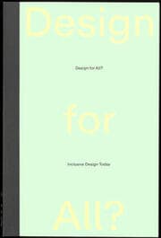 Cover von Design for All?