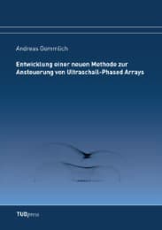 Cover von Entwicklung einer neuen Methode zur Ansteuerung von Ultraschall-Phased Arrays