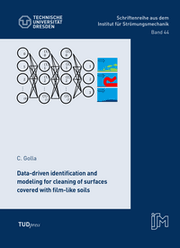 Cover von Data-driven identification and modeling for cleaning of surfaces covered with film-like soils
