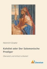 Cover von Kohélet oder Der Salomonische Prediger
