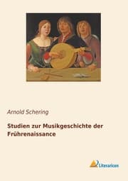 Cover von Studien zur Musikgeschichte der Frührenaissance