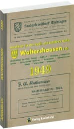 Cover von Adreßbuch Einwohnerbuch der Stadt Waltershausen 1949 in Thüringen