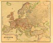 Cover von Historische Verkehrskarte von EUROPA 1942 [gerollt]