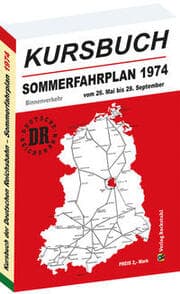 Cover von Kursbuch der Deutschen Reichsbahn - Sommerfahrplan 1974